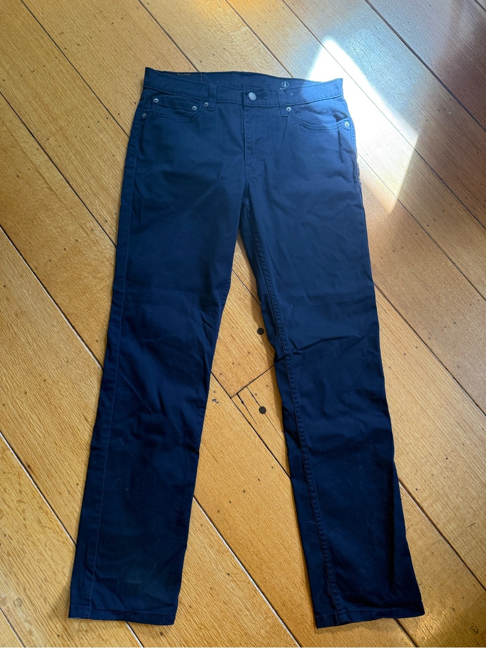 Men's Slim Straight Jeans in Dark Navy